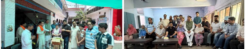 Ohri Celebrates Birthday in a Simple and Inspiring Manner by Serving at Old Age Homes and Leprosy Care Centers